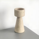 Concrete Candle Holder | Minimalist Modern Decor | Living Room | Beige