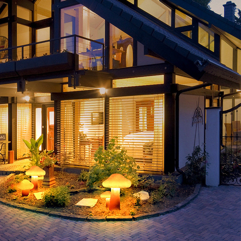 Mushroom Solar Path Light | LED Auto-On Glow | Garden & Walkway