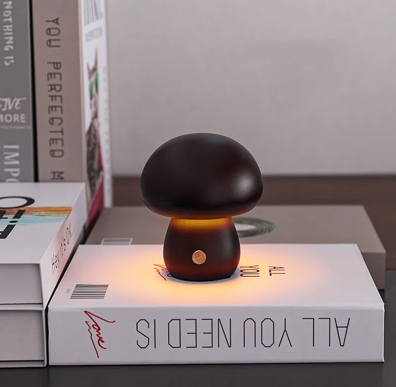 Mushroom Cordless Lamp | Touch Rechargeable | Bedroom Desk 