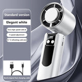 Portable Cooling Fan | 5-Speed High Wind Airflow | Travel & Desk