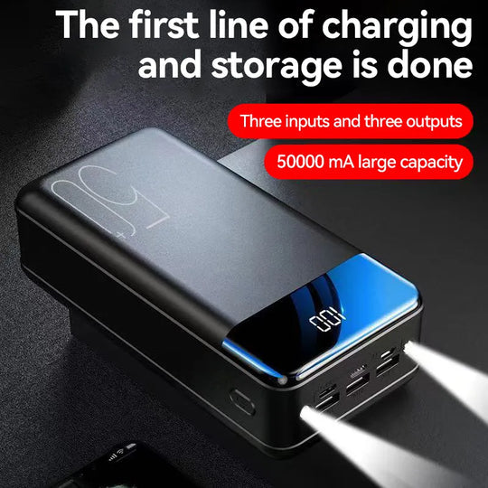 Portable Power Bank | Fast Charging LED Light | Travel Emergency