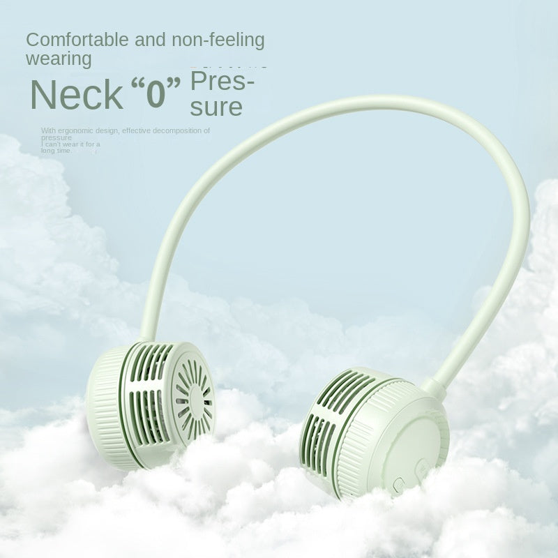 Portable Neck Fan │ Rechargeable & Hands-Free Cooling │ Outdoor Travel