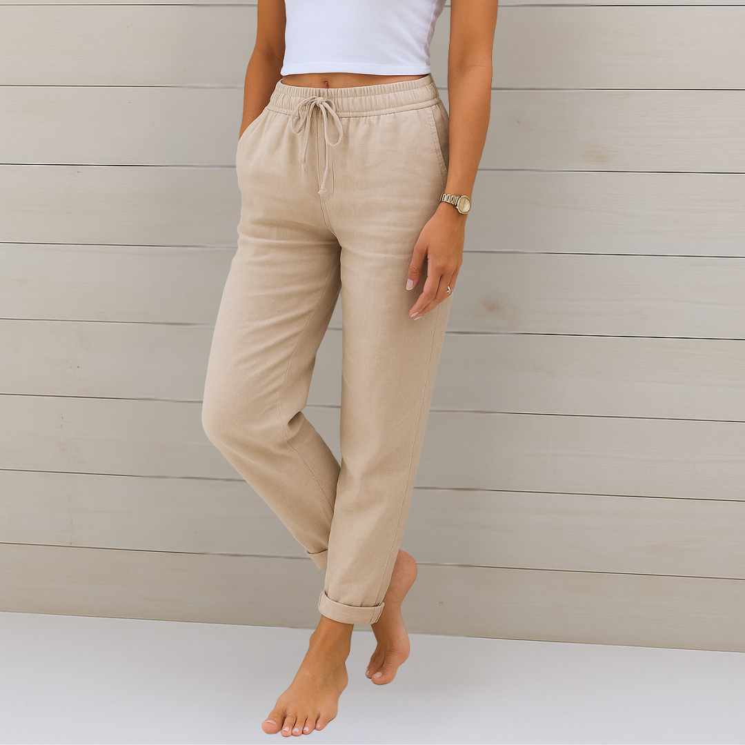 Women's Drawstring Waist Casual Lounge Pants