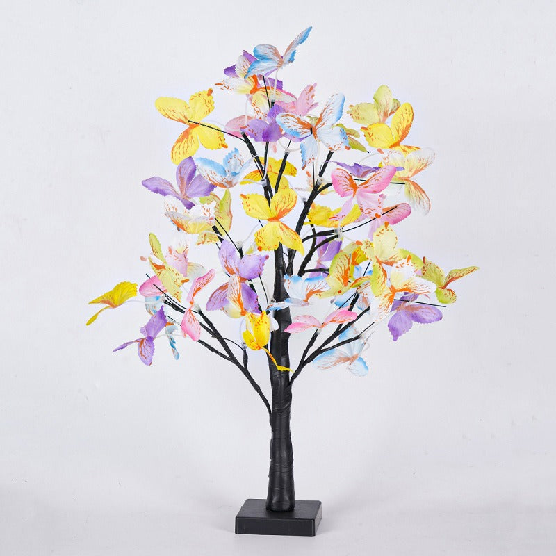 LED Butterfly Tree Lamp │ USB Battery Warm Glow │ Bedroom Party Decor