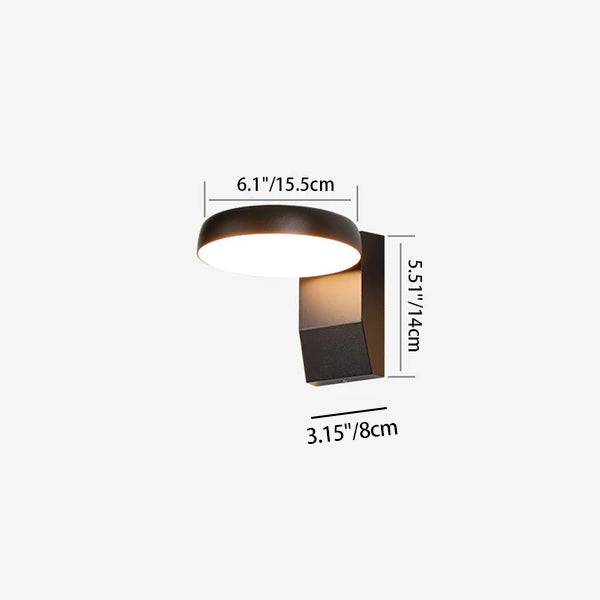 Modern Wall Sconce |  Aluminum , Waterproof | Porch, Path, Balcony
