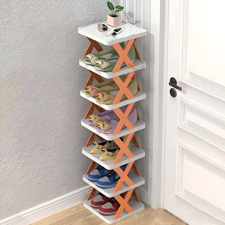 Shoe Rack Stand │ Stackable Space Saver │ Entryway Corner