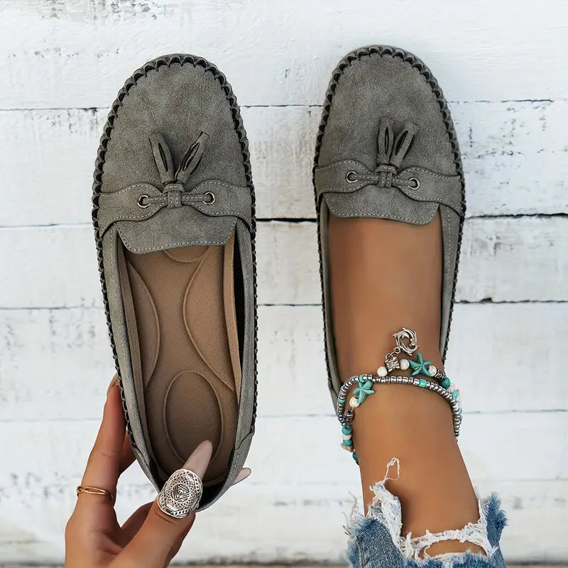 Women's Suede Tassel Loafers
