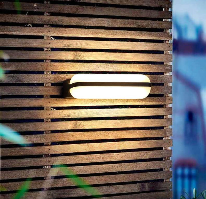 LED Outdoor Wall Light | Waterproof Porch Sconce | Patio Garden | Black