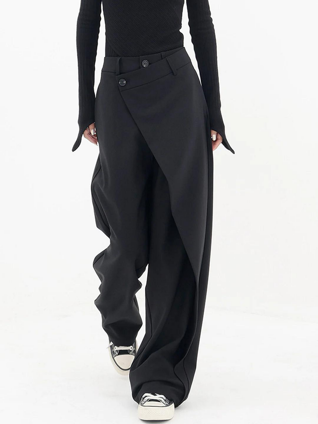 Covernorth Women’s Asymmetric Wide-Leg Trousers