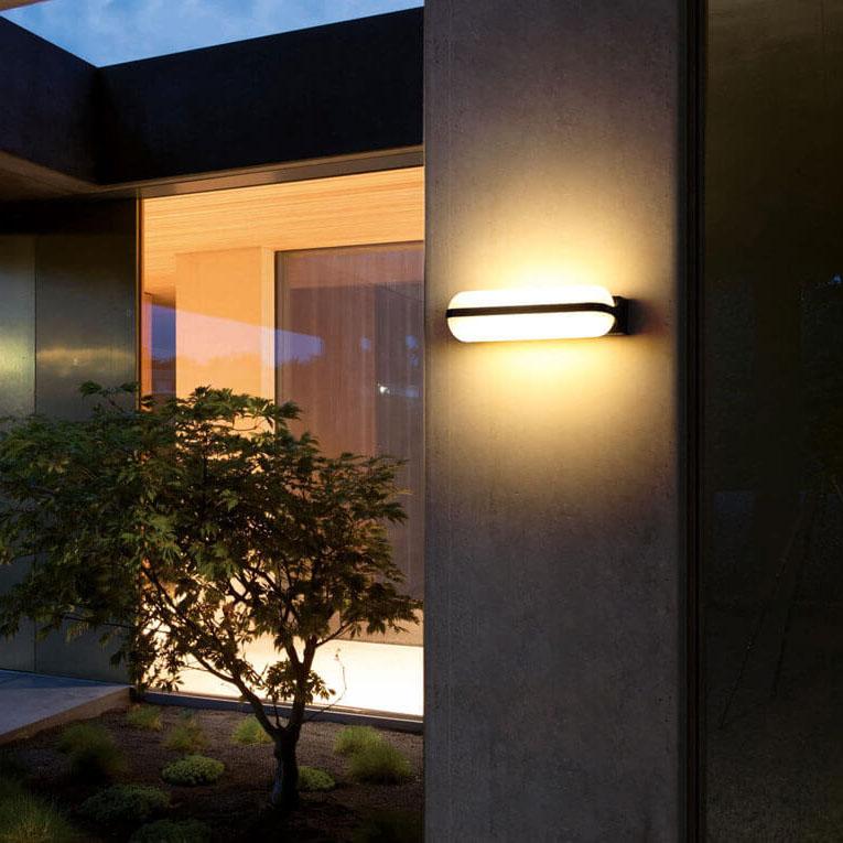 LED Outdoor Wall Light | Waterproof Porch Sconce | Patio Garden | Black