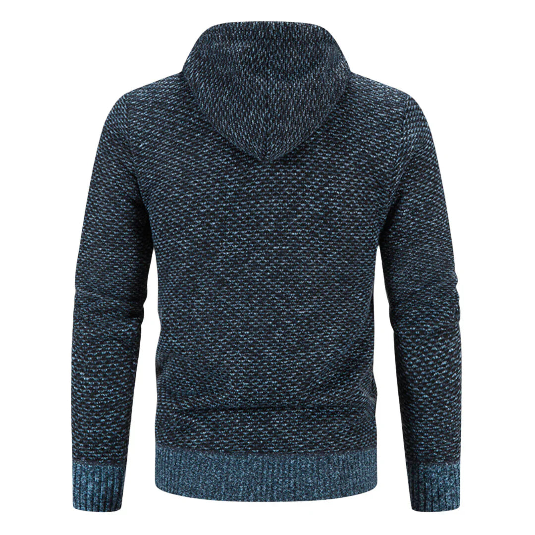 Covernorth Men’s Fleece-Lined Knit Zip-Up Hoodie
