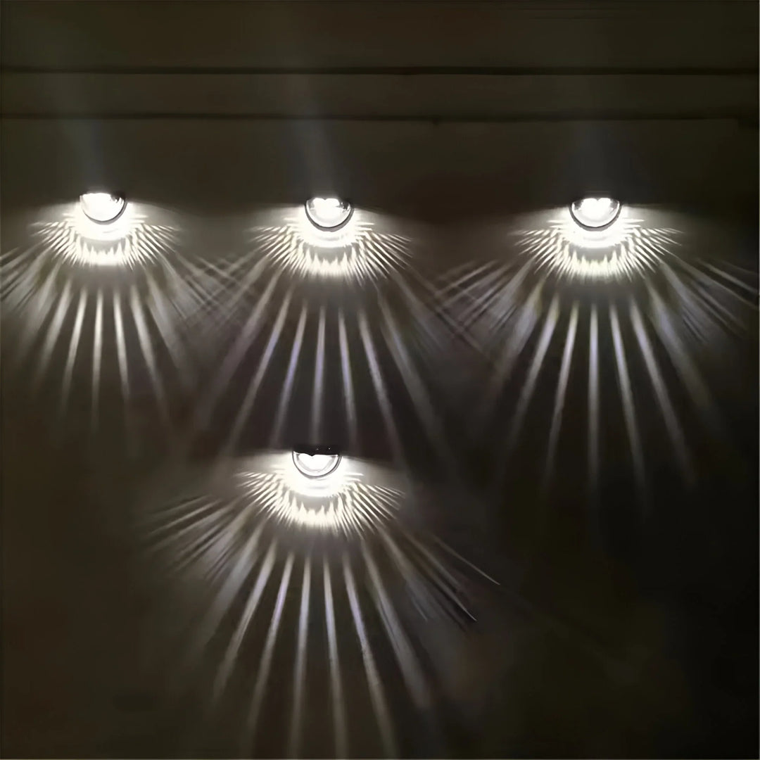 Solar Garden Wall Light | Weatherproof LED | Patio & Fence