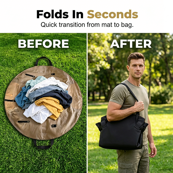 2-in-1 Picnic Mat Bag │ Large & Portable, Sand-Free │ Outdoor & Beach