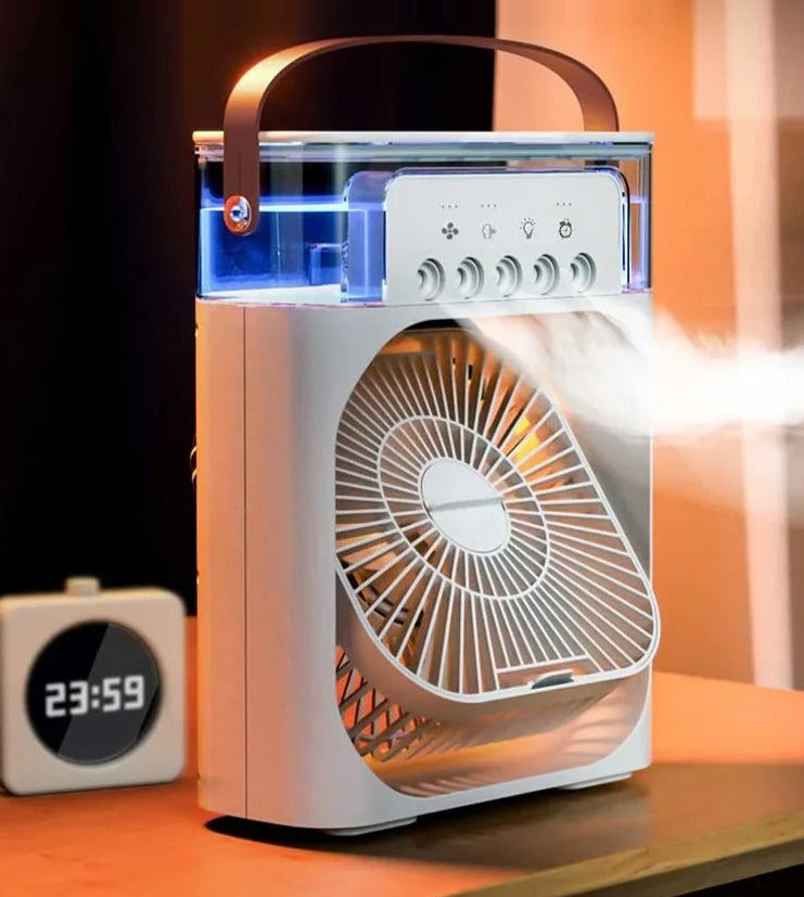 Portable 3-Speed Desktop Air Cooler Mist Cooling Fan