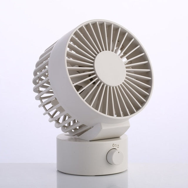 Portable Desk Fan | Rechargeable, Quiet Airflow | Office & Tabletop