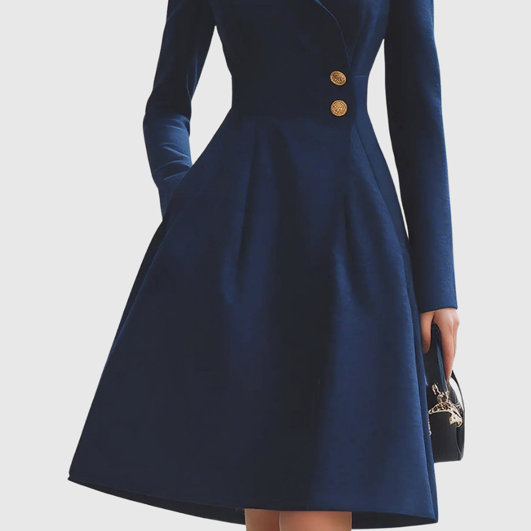 Covernorth Women’s Fit-and-Flare Coat Dress