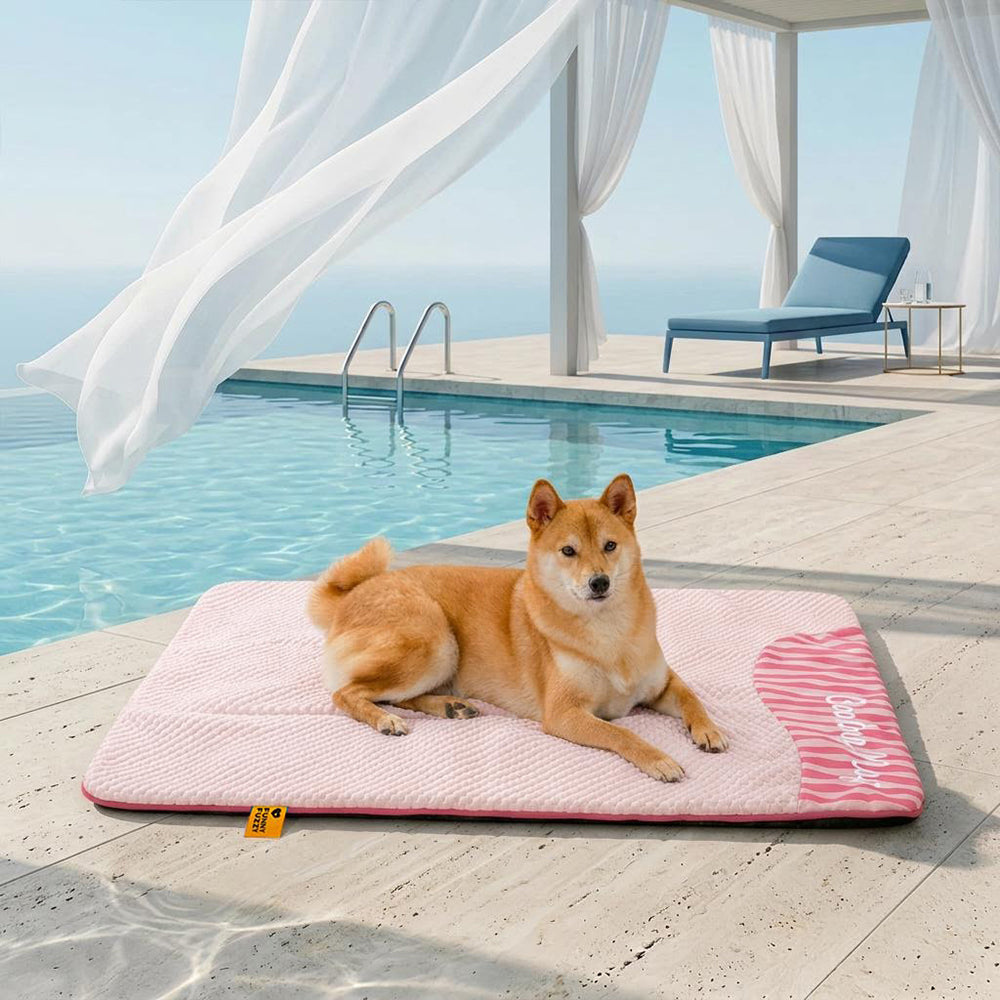 Cooling Dog Bed Mat | Ice Cool Fabric, Breathable | Sofa Floor Outdoor