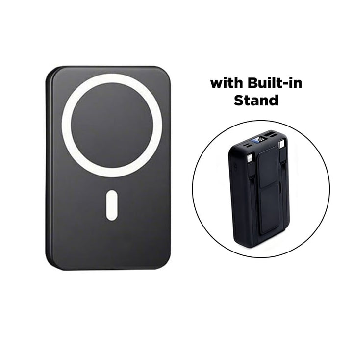 MagSafe Wireless Power Bank | Stand Charger | Travel & Desk