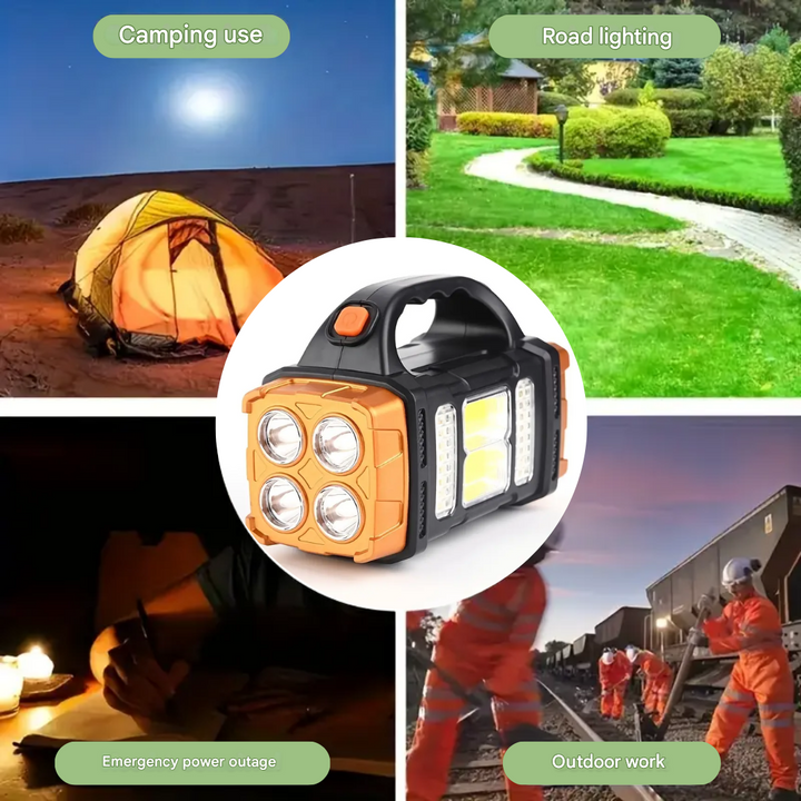 Solar Powered 3-in-1 Emergency Torch