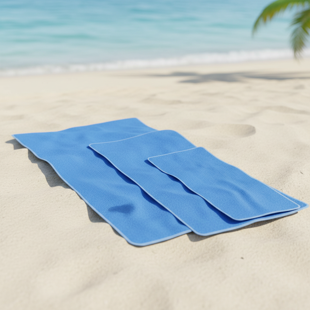 Microfiber Beach Towel Set | Sand Free Quick Dry | Seaside Travel