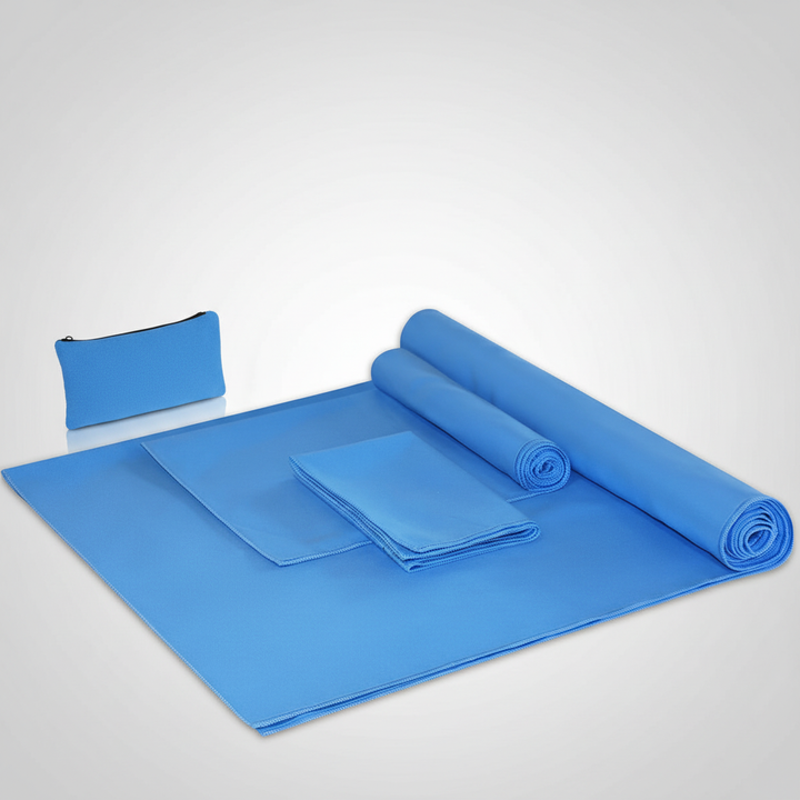 Microfiber Beach Towel Set | Sand Free Quick Dry | Seaside Travel