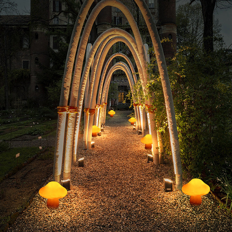 Mushroom Solar Path Light | LED Auto-On Glow | Garden & Walkway