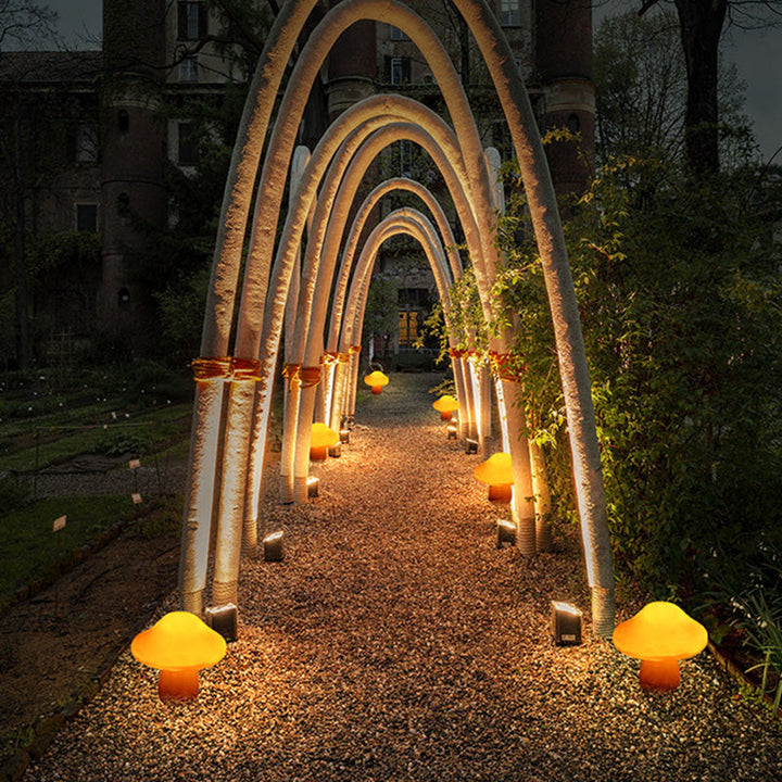 Mushroom Solar Path Light | LED Auto-On Glow | Garden & Walkway