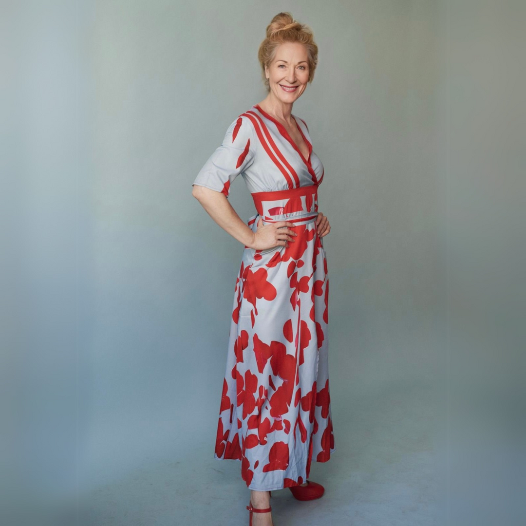 Covernorth Women’s Floral V-Neck Maxi Dress