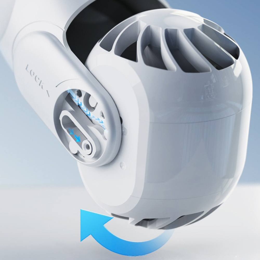 Portable Neck Fan | Rechargeable Bladeless, 3-Speed | Outdoor & Gym