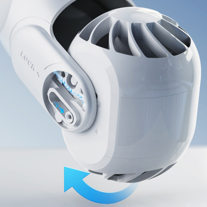 Portable Neck Fan | Rechargeable Bladeless, 3-Speed | Outdoor & Gym