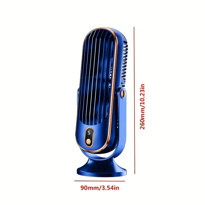 Portable Bladeless Tower Fan | Rechargeable Misting | Home Office