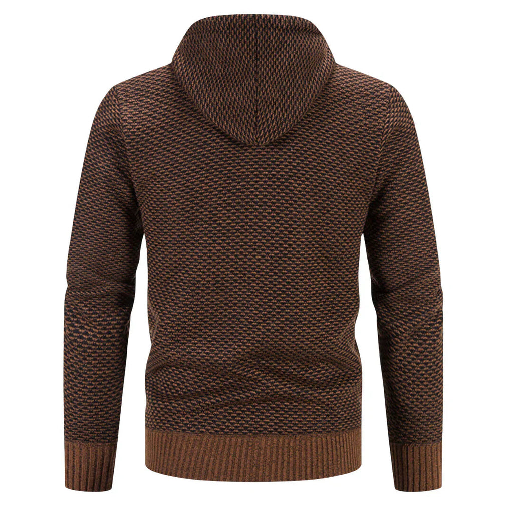 Covernorth Men’s Fleece-Lined Knit Zip-Up Hoodie