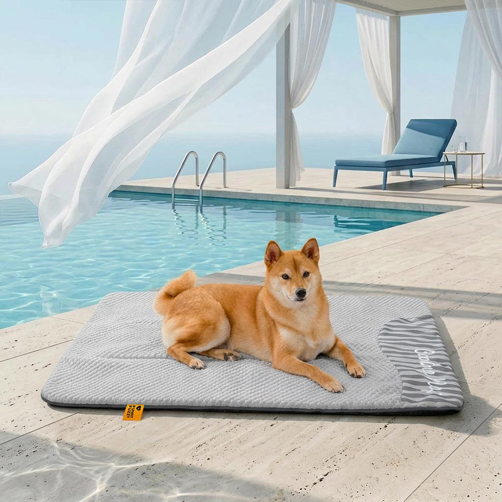 Cooling Dog Bed Mat | Ice Cool Fabric, Breathable | Sofa Floor Outdoor