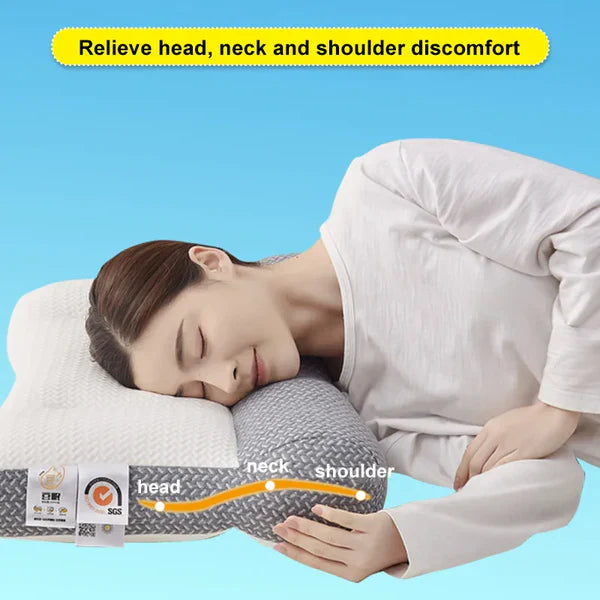 Ergonomic Cervical Contour Pillow - Orthopedic Neck Support