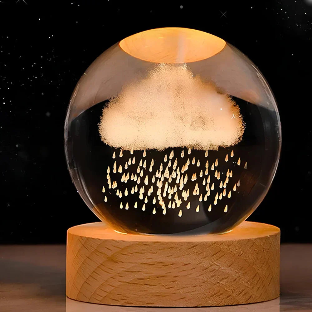 Galaxy Crystal Ball Night Light
