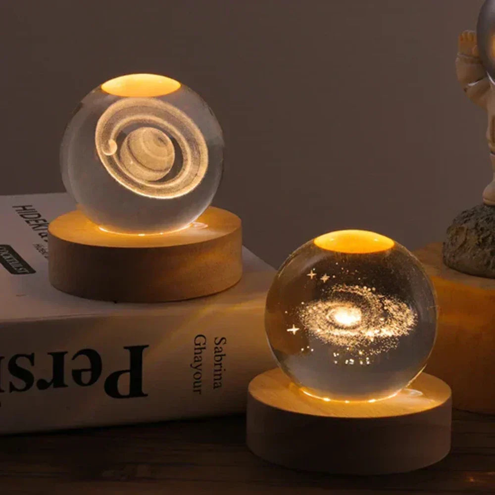 Galaxy Crystal Ball Night Light