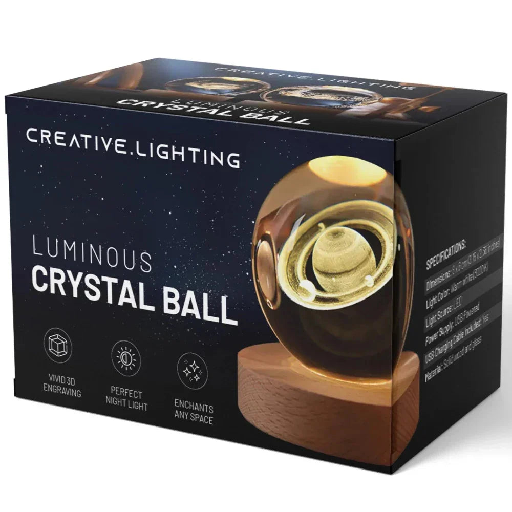 Galaxy Crystal Ball Night Light