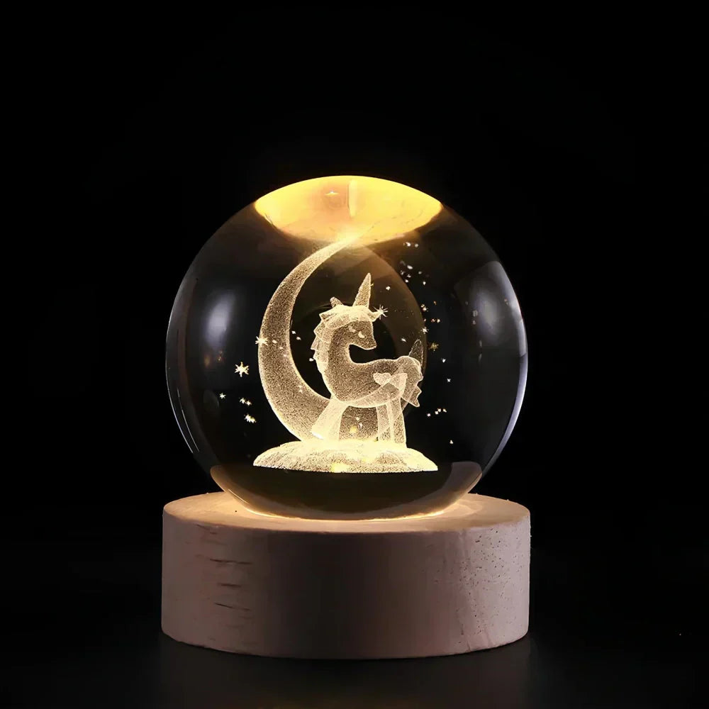 Galaxy Crystal Ball Night Light