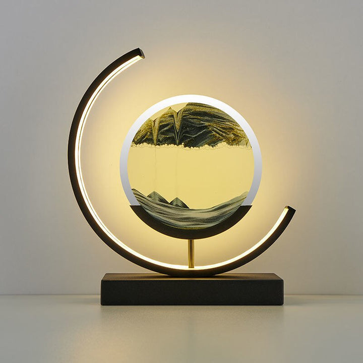 Moving Sand Art Desk Lamp