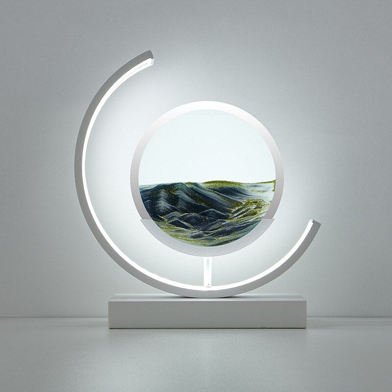 Moving Sand Art Desk Lamp