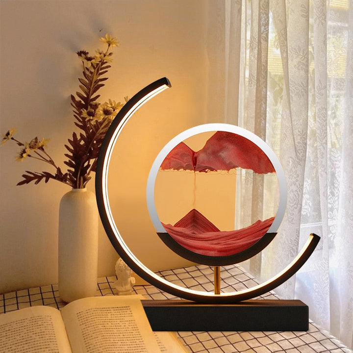 Moving Sand Art Desk Lamp