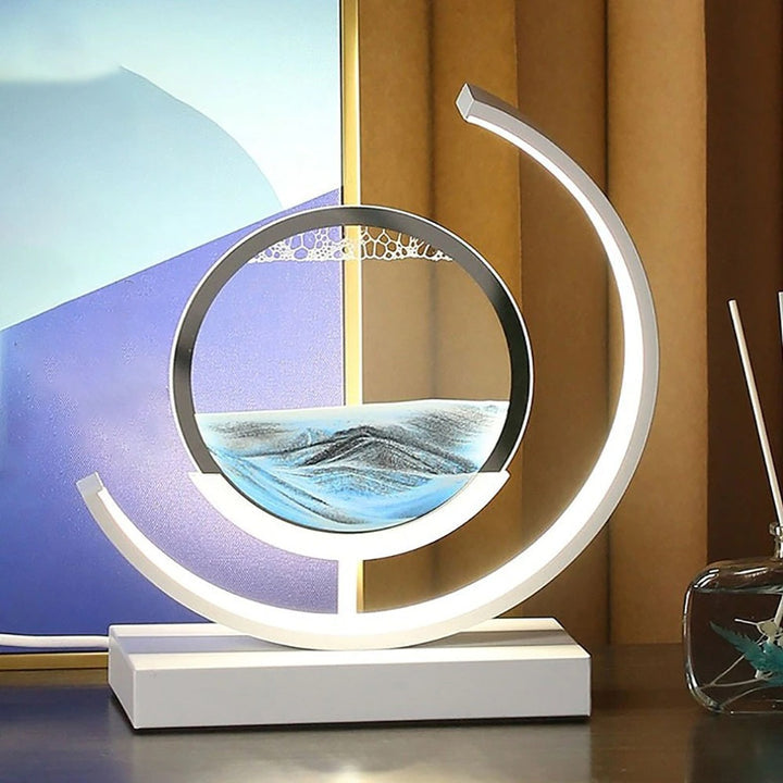 Moving Sand Art Desk Lamp