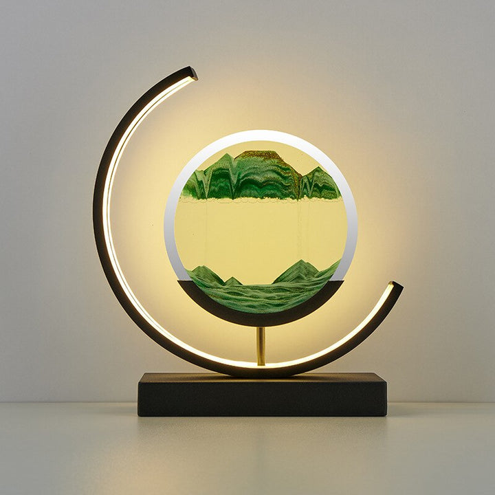 Moving Sand Art Desk Lamp