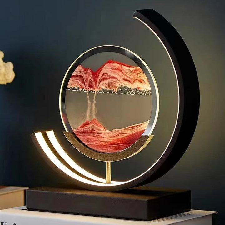Moving Sand Art Desk Lamp