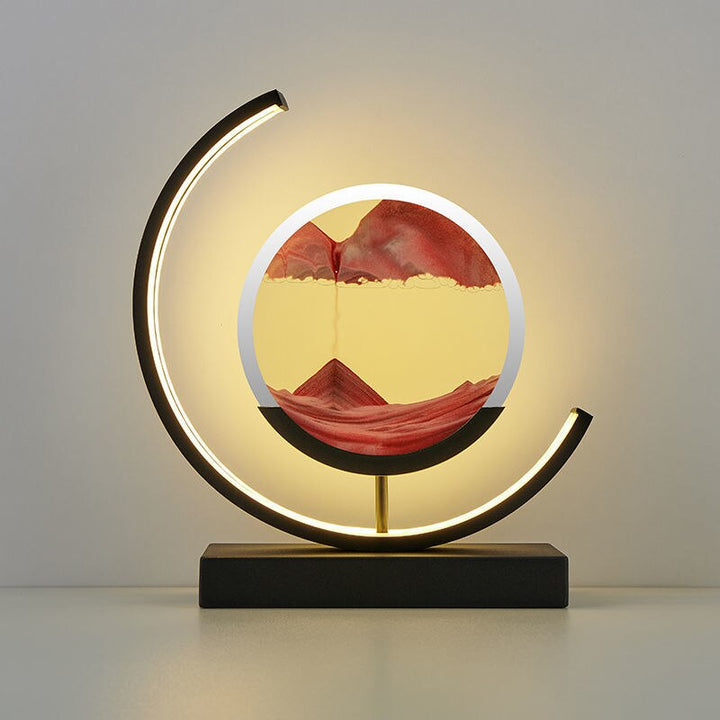 Moving Sand Art Desk Lamp