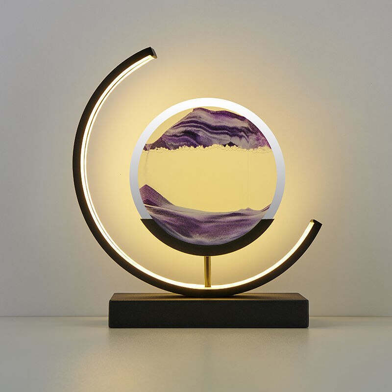 Moving Sand Art Desk Lamp