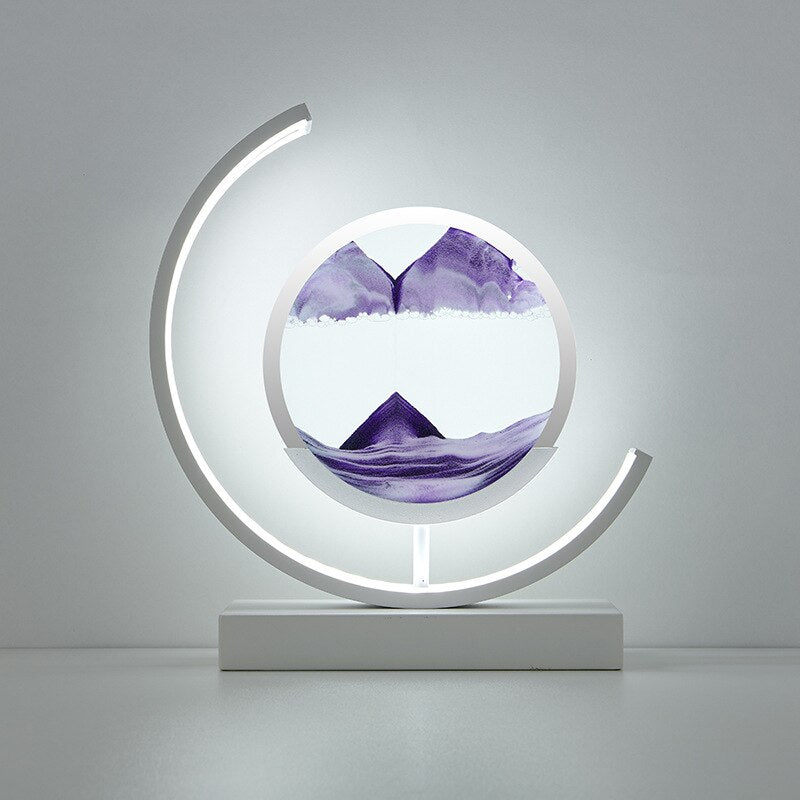 Moving Sand Art Desk Lamp