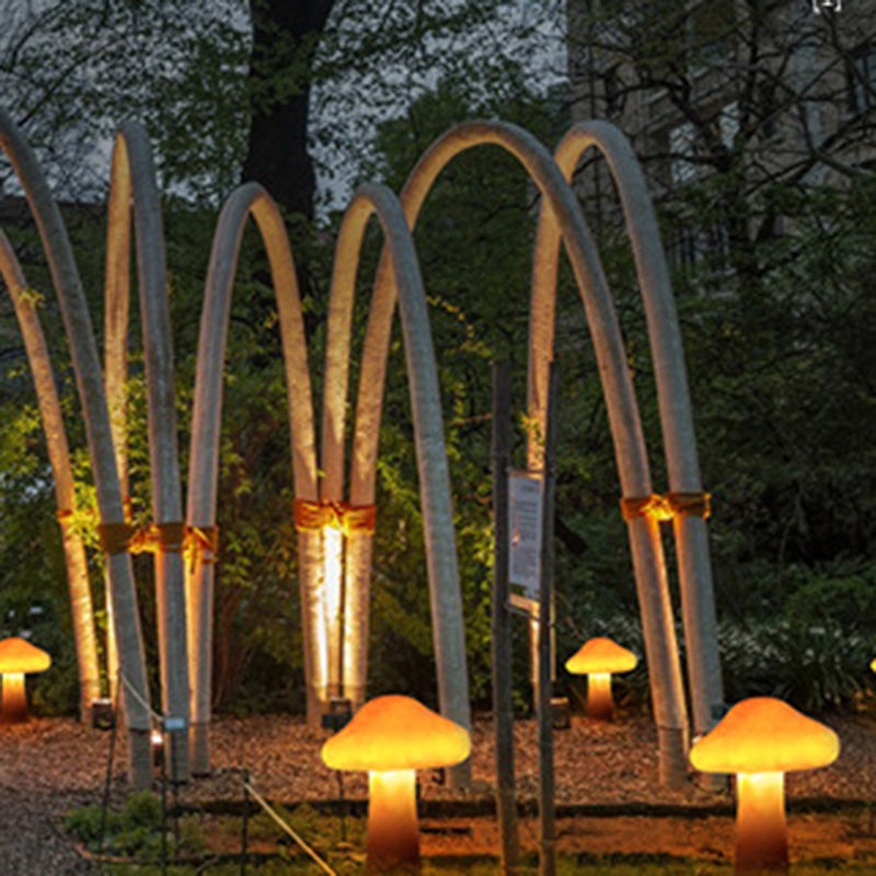 Mushroom Solar Path Light | LED Auto-On Glow | Garden & Walkway