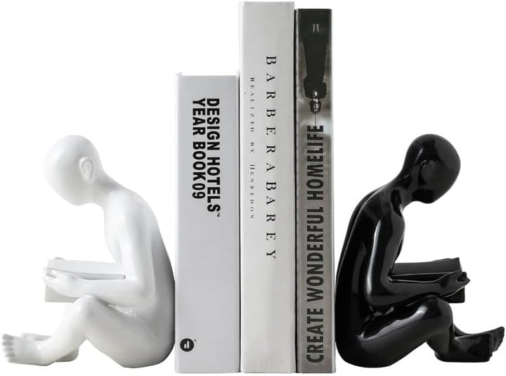 Abstract Reader Figurine | Minimalist Sculpture | Desk Accent
