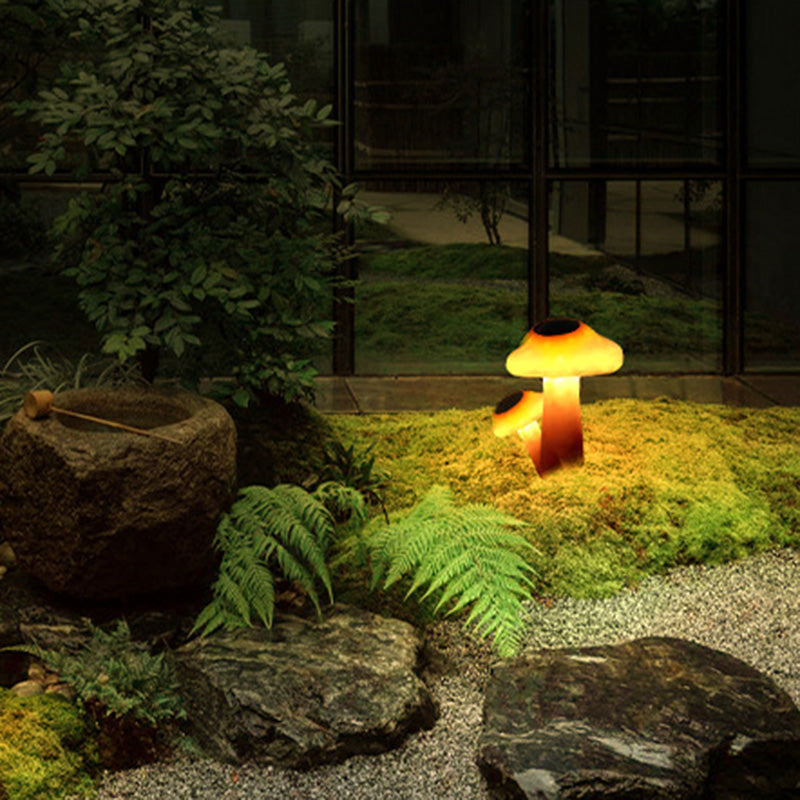 Mushroom Solar Path Light | LED Auto-On Glow | Garden & Walkway